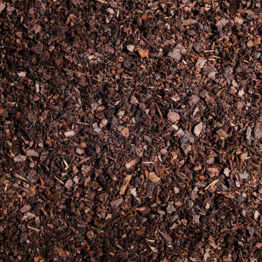 composted bark fines